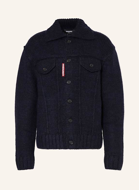 DSQUARED2 Strickjacke JEAN DUNKELBLAU