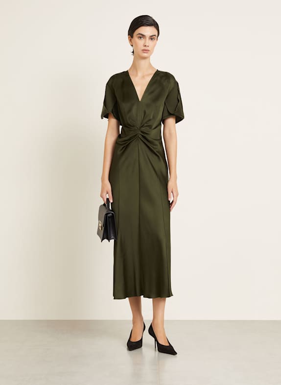 VICTORIA BECKHAM Satinkleid BELLA OLIV