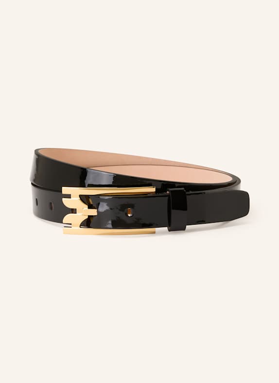 VICTORIA BECKHAM Leather belt BLACK