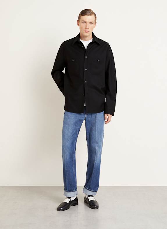 GIVENCHY Overshirt Comfort Fit ZWART