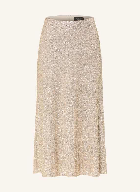 s.Oliver BLACK LABEL Rock mit Pailletten GOLD