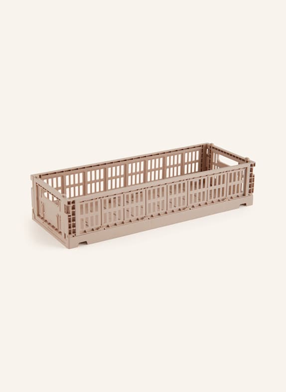 HAY COLOUR CRATE MINI hinged box NUDE