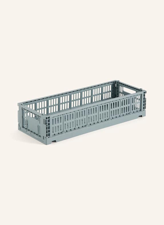 HAY Caisse pliante COLOUR CRATE MINI BLEU CLAIR