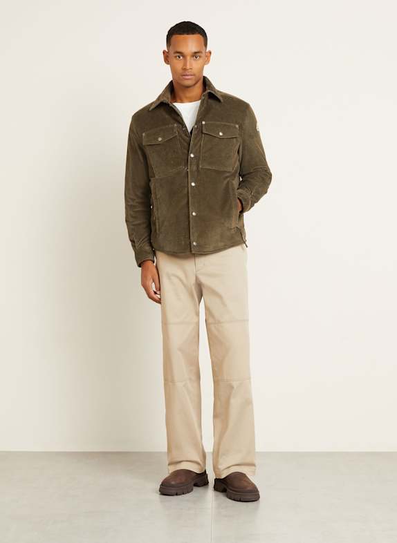 MONCLER Cord overjas AMBROISIE OLIJF