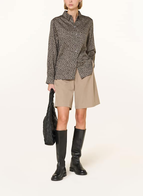Marc O'Polo Hemdbluse DUNKELGRAU / TAUPE