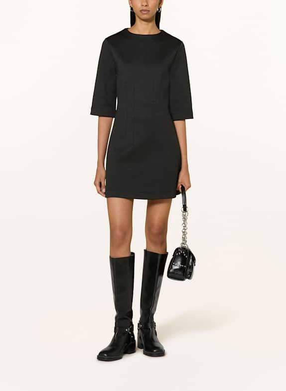 Rich & Royal Kleid mit 3/4-Arm SCHWARZ