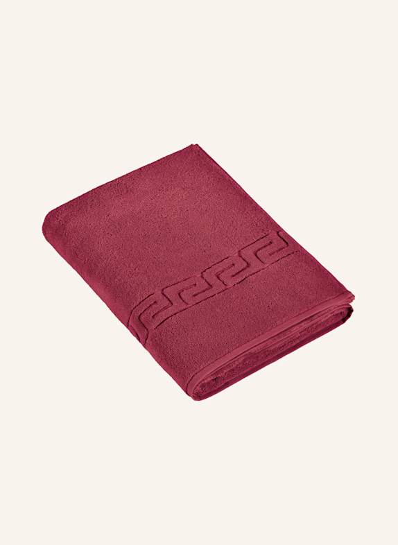 weseta switzerland Serviette de douche DREAMFLOR ROUGE FONCÉ