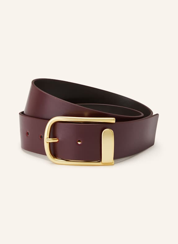REISS Ledergürtel IYLA DUNKELROT