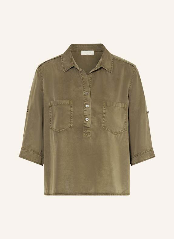 CATNOIR Blusenshirt mit 3/4-Arm OLIV