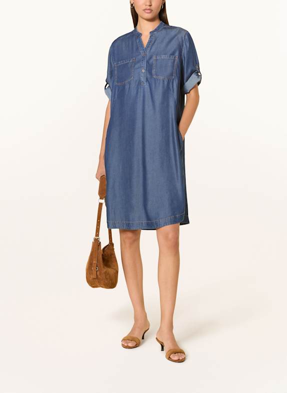 CATNOIR Šaty v džínovém vzhledu MODRÁ