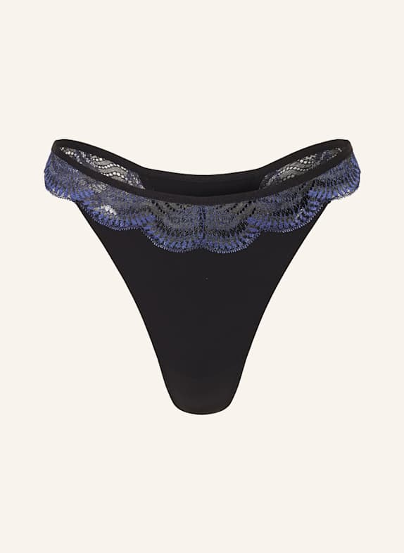 Triumph String COMFORT GLAM SCHWARZ / BLAU
