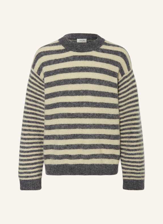 American Vintage Pullover VITOW mit Alpaka ECRU/ GRAU