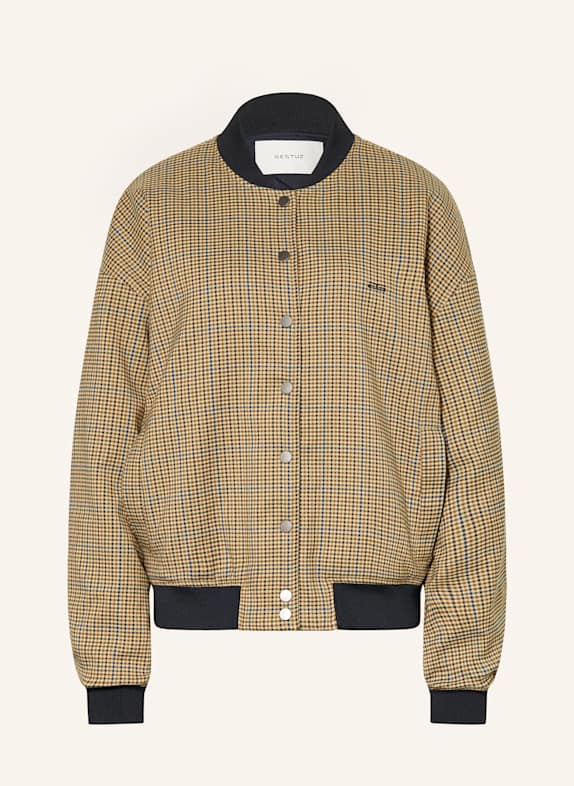 GESTUZ Blouson GZCHICCA BEIGE / DUNKELBLAU / DUNKELBRAUN