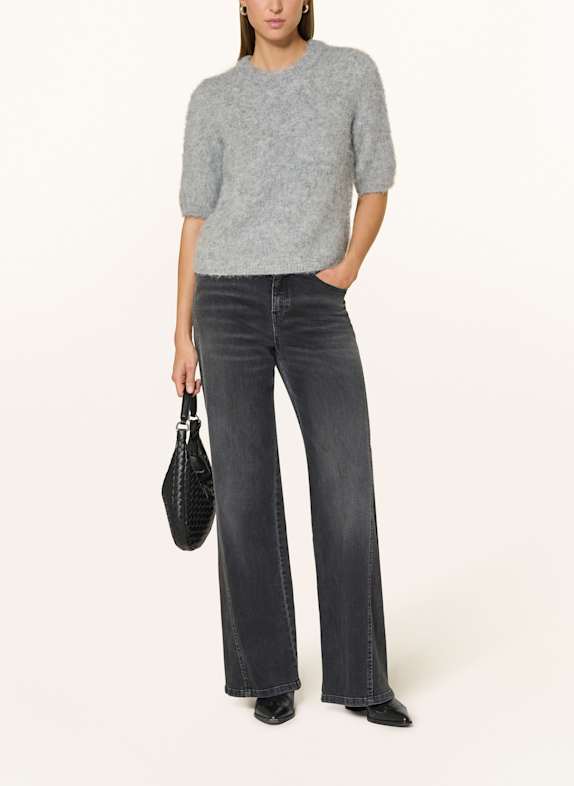OPUS Wide Leg Jeans MIVA 70271 mid iconic grey