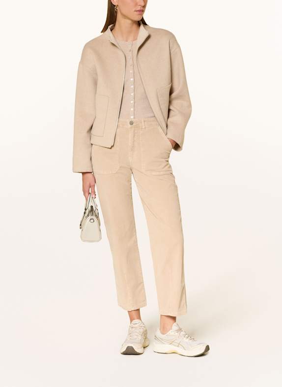 OPUS 7/8-Hose LISSIE aus Cord HELLBRAUN