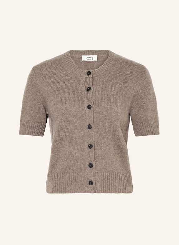 COS Strickjacke TAUPE