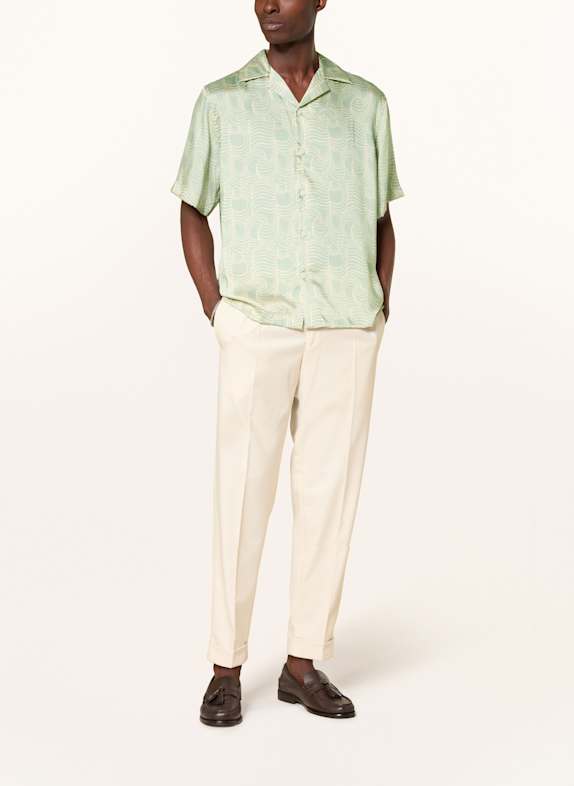 REISS Resortskjorte WAVER Relaxed Fit ECRU / MINT