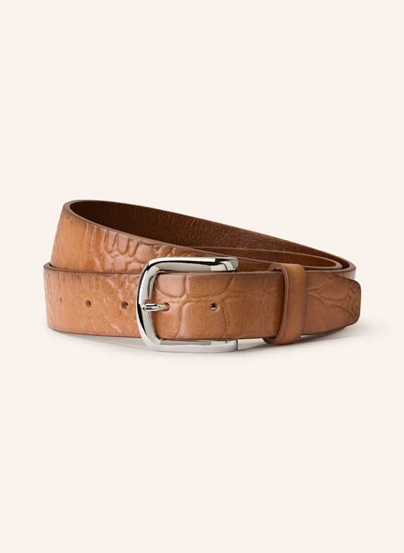 SCHUCHARD & FRIESE Leather belt GIANNI COGNAC