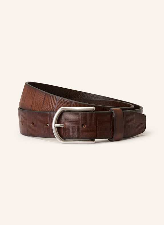 SCHUCHARD & FRIESE Leather belt GIGI DARK BROWN