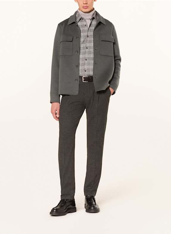 Marc O'Polo Flanellen broek OSBY Tapered Fit DONKERGRIJS