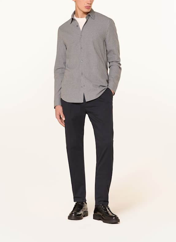 Marc O'Polo Flanellen overhemd Shaped Fit GRIJS