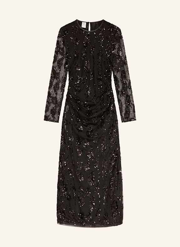 BAUM UND PFERDGARTEN Sukienka JENINA z cekinami CZARNY