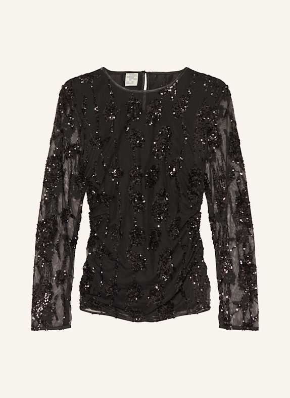 BAUM UND PFERDGARTEN Longsleeve JENINE mit Pailletten SCHWARZ