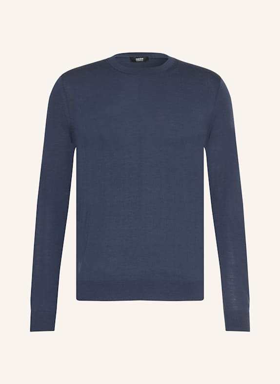 REISS Sweter WESSEX GRANATOWY