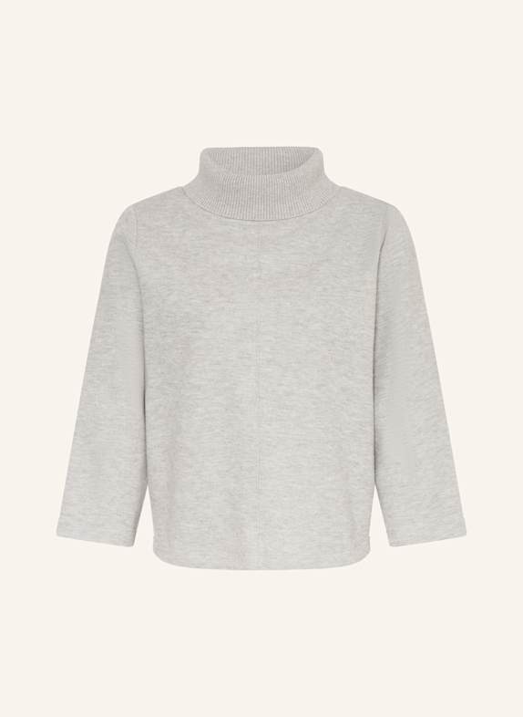 someday Svetr s rolákem KANURI s 3/4 rukávem SVĚTLE ŠEDÁ