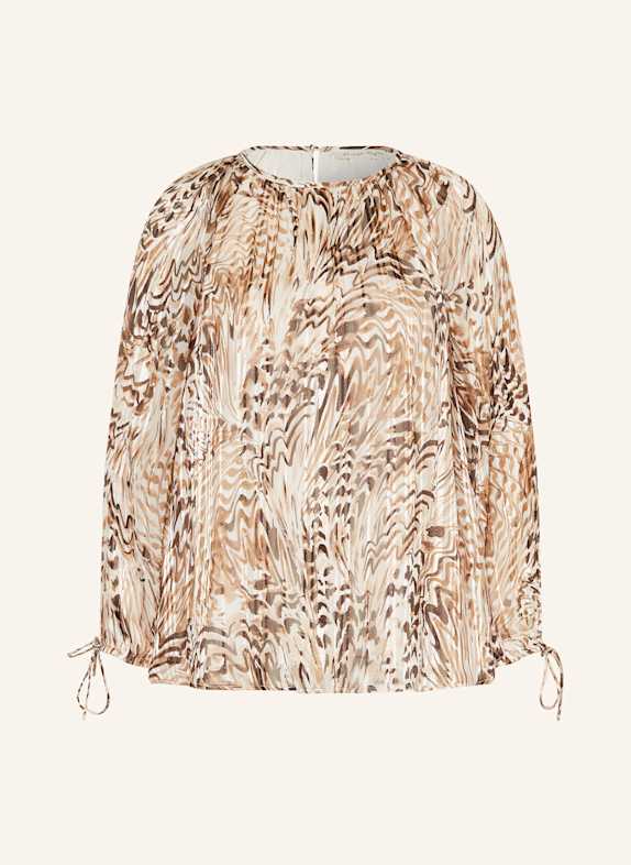 Phase Eight Bluse RAFAELLA mit Glitzergarn BRAUN / DUNKELBRAUN / WEISS