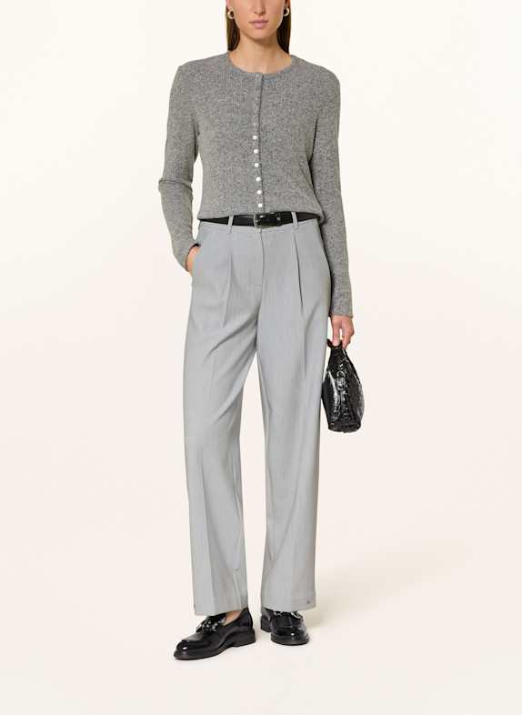 OPUS Gebreid vest SALTUS GRIJS