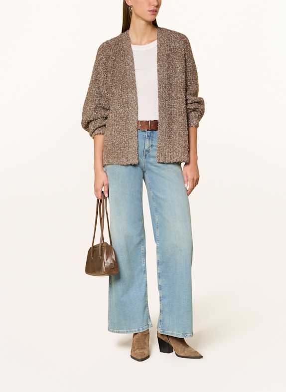 OPUS DORNIE knit cardigan BROWN
