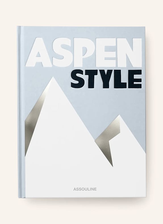ASSOULINE Książka ASPEN STYLE JASNOCZARY/ BIAŁY/ SREBRNY