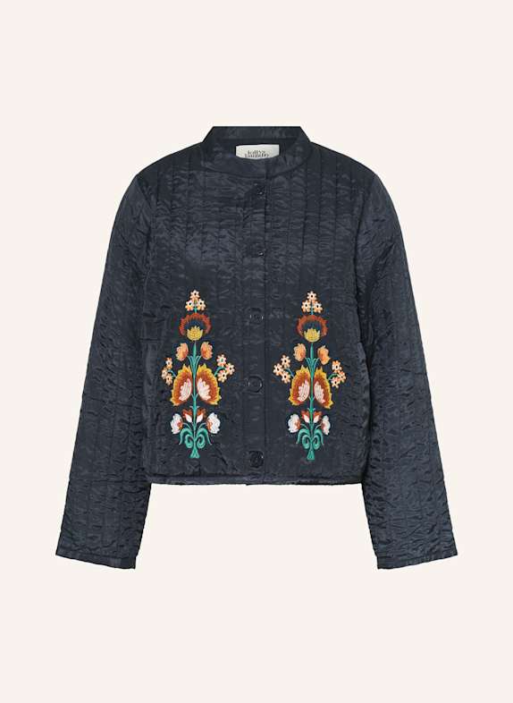 lollys laundry Steppjacke EMILIALL DUNKELBLAU/ GRÜN/ GELB