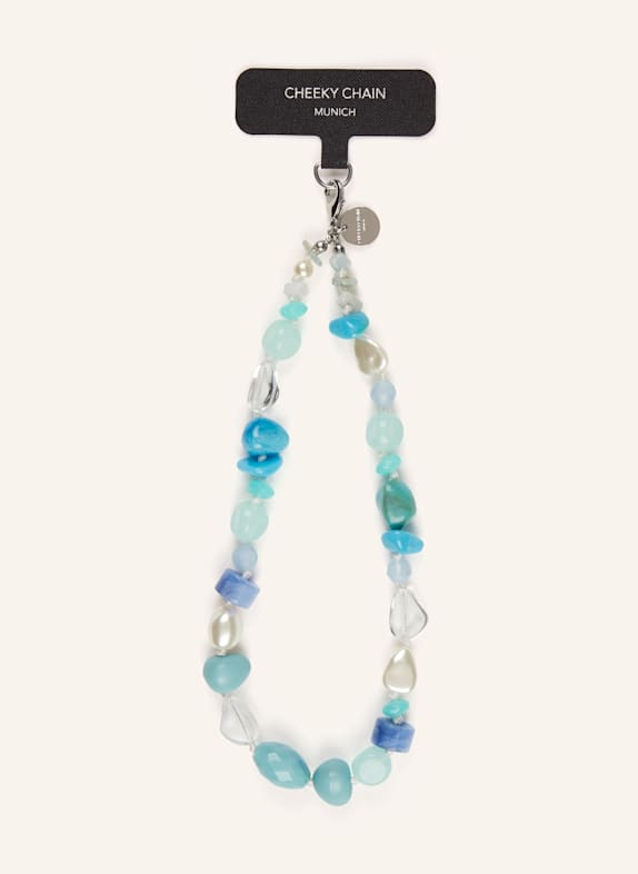 CHEEKY CHAIN MUNICH Smartphone-Kette SKY TÜRKIS / HELLBLAU
