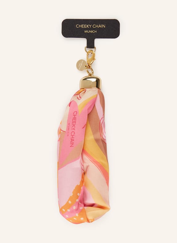 CHEEKY CHAIN MUNICH Smartphone-Kette INDIE PINK / ORANGE / CAMEL