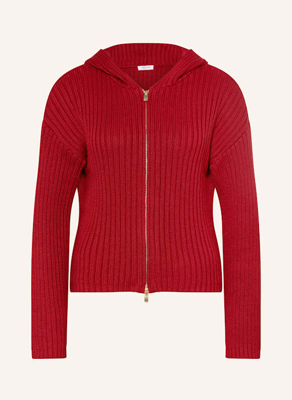 NINETY-9 Strickjacke KNITTED DUNKELROT