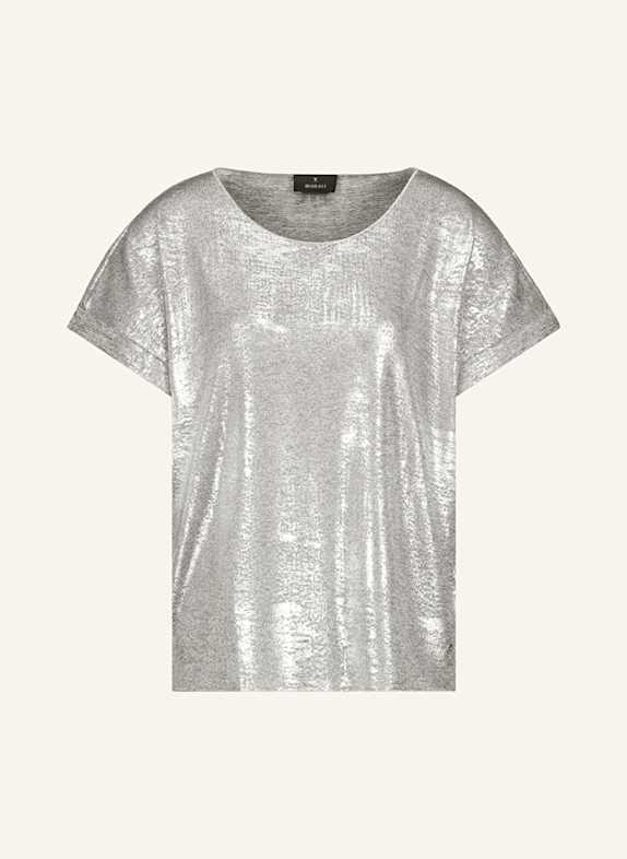 monari T-Shirt mit Glitzergarn GRAU/ SILBER
