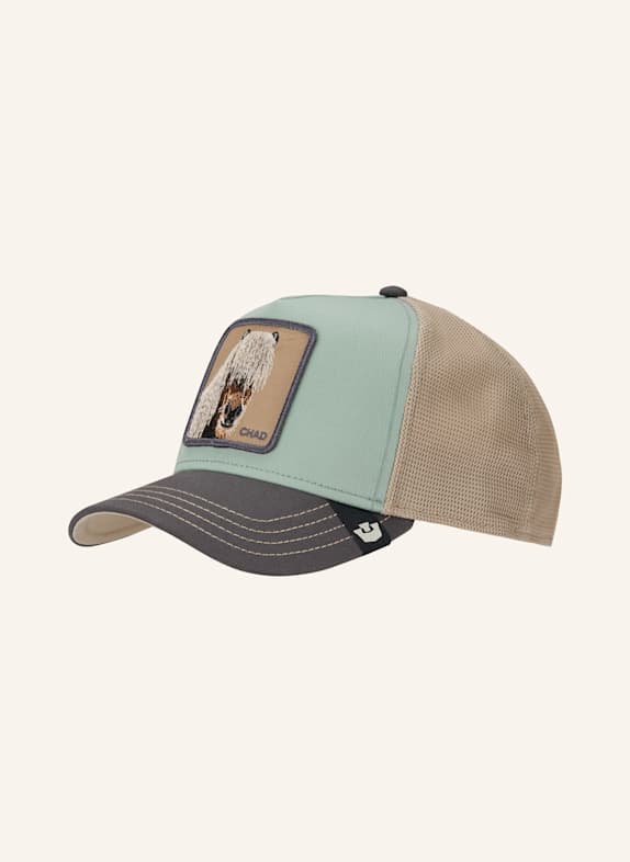 GOORIN BROS. Kšiltovka TRICOLOR HORSE MÁTOVÁ / ČERNOŠEDÁ / BÉŽOVÁ