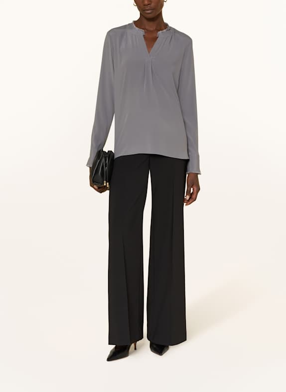 HERZEN'S ANGELEGENHEIT Zijden blouse GRIJS