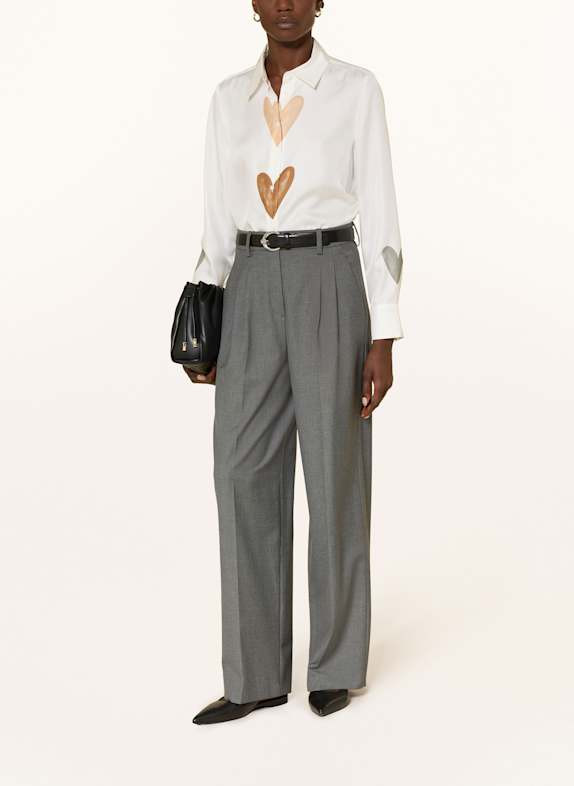 HERZEN'S ANGELEGENHEIT Shirt blouse in silk WHITE