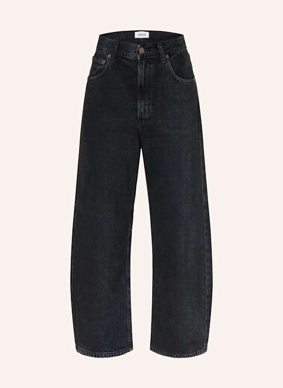 AGOLDE Cropped Jeans crushed marble od blk