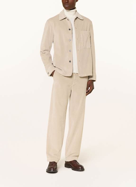 BARENA VENEZIA Cord overshirt CEDRONE LICHTBRUIN