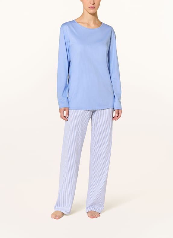 CALIDA Pyjama LOVELY NIGHTS LICHTBLAUW / WIT