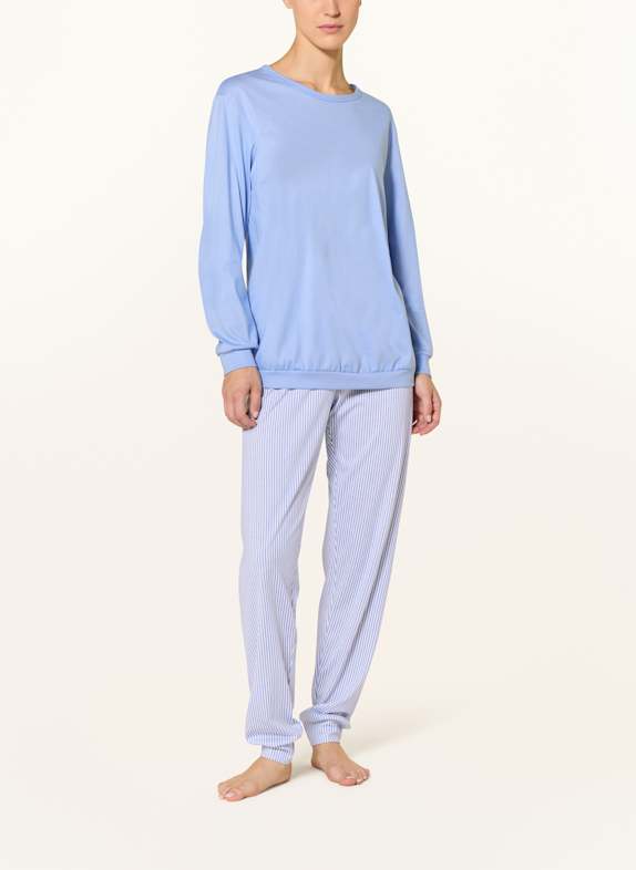 CALIDA Pyjama LOVELY NIGHTS LICHTBLAUW / WIT