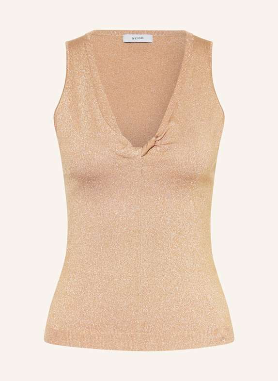 REISS Top SIA mit Glitzergarn GOLD