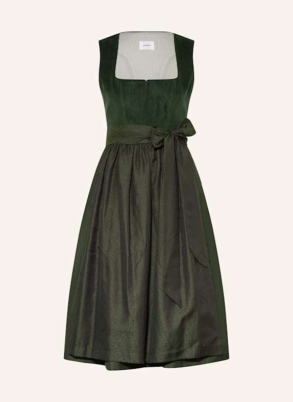 LIMBERRY Dirndl DARK GREEN/ LIGHT GREEN