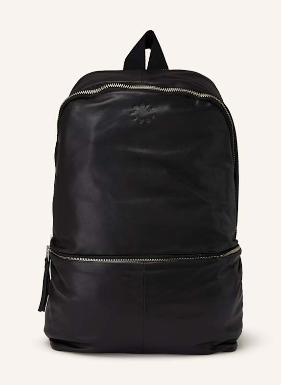 ALLSAINTS FINN backpack with laptop compartment BLACK
