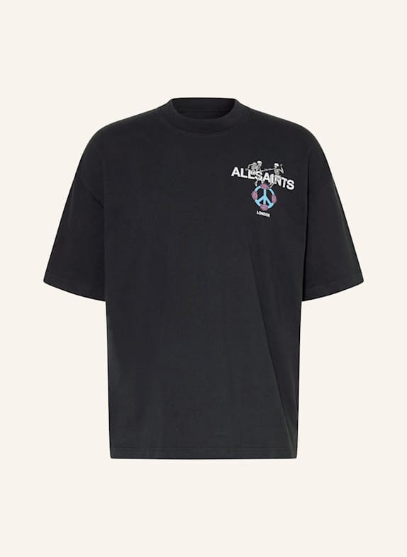 ALLSAINTS T-Shirt REINCARNATE SCHWARZ