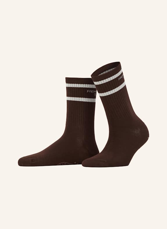 ba&sh Stoppersocken SHANTI BROWN CHOCO